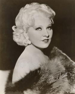 Mae West caused a stir with bawdy humor and sexual dialogue.