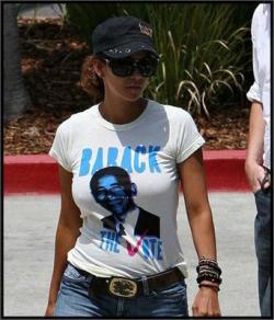 Halle Berry shows her support.