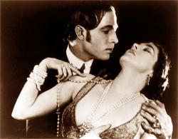 Rudolph Valentino and Nita Naldi in Blood and Sand.