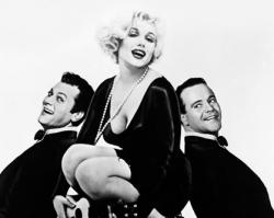 Curtis, Monroe and Lemmon in the greatest comedy ever made, Some Like it Hot.