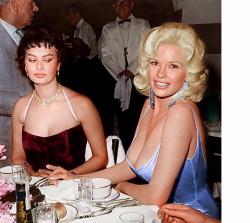 Even Sophia Loren was impressed with Jayne Mansfield's talents. Even Sophia Loren was impressed with Jayne Mansfield's talents.