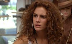 Julia Roberts in Pretty Woman.