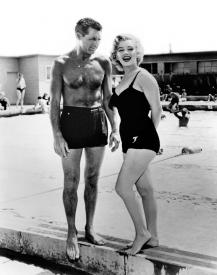 Cary Grant with Marilyn  Monroe in Monkey Business
