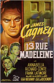 13 Rue Madeleine Movie Poster