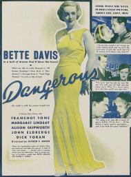 Dangerous Movie Poster Dangerous Movie Poster