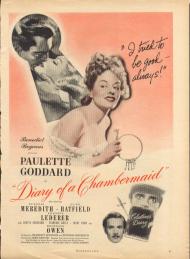 Diary of a Chambermaid Movie Poster Diary of a Chambermaid Movie Poster