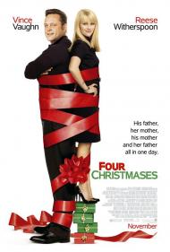 Four Christmases Movie Poster Four Christmases Movie Poster