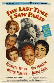 The Last Time I Saw Paris Movie Poster The Last Time I Saw Paris Movie Poster