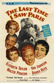 The Last Time I Saw Paris Movie Poster