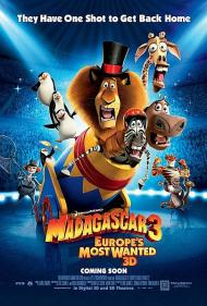 Madagascar 3: Europe's Most Wanted Movie Poster Madagascar 3: Europe's Most Wanted Movie Poster