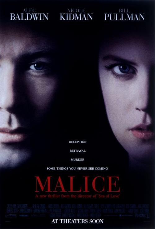 Malice Movie Poster Malice Movie Poster