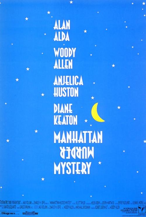 Manhattan Murder Mystery Movie Poster Manhattan Murder Mystery Movie Poster