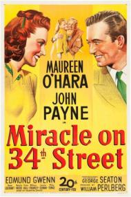 Miracle on 34th Street Movie Poster Miracle on 34th Street Movie Poster