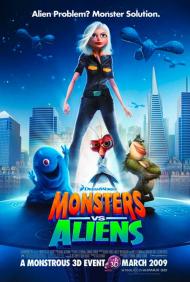 Monsters vs. Aliens Movie Poster Monsters vs. Aliens Movie Poster
