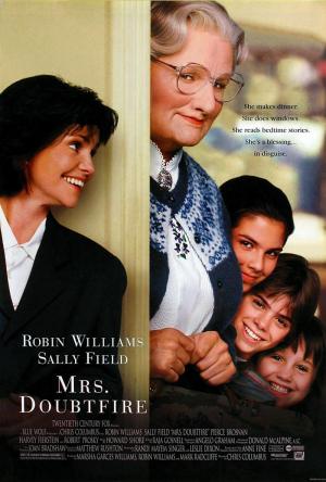 Mrs. Doubtfire Movie Poster Mrs. Doubtfire Movie Poster