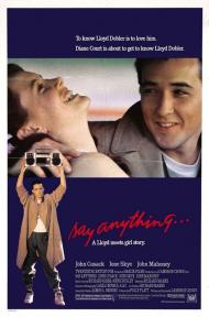 Say Anything Movie Poster Say Anything Movie Poster