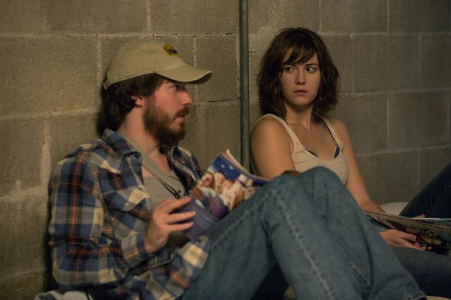 John Gallagher and Jr and Mary Elizabeth Winstead in 10 Cloverfield Lane