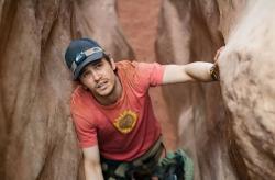 James Franco as Aron Ralston.