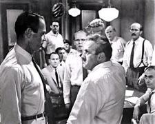 Henry Fonda and Lee J. Cobb trade barbs in 12 Angry Men.