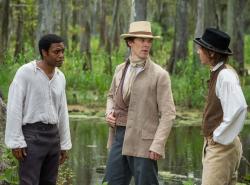Chiwetel Ejiofor, Benedict Cumberbatch and Paul Dano in 12 Years a Slave