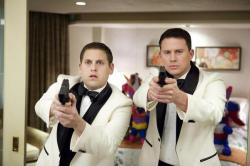 Jonah Hill and Channing Tatum in 21 Jump Street. Jonah Hill and Channing Tatum in 21 Jump Street.