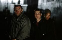 Brendan Gleeson, Cillian Murphy and Naomie Harris in 28 Days Later.