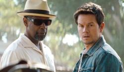 Denzel Washington and Mark Wahlberg in 2 Guns