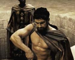 Gerard Butler in 300. Gerard Butler in 300.