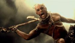 Rodrigo Santoro as Xerxes in 300: Rise of an Empire.