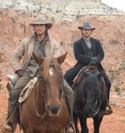 Christian Bale and Russell Crowe in 3:10 to Yuma.