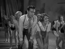 Dick Powell and Ruby Keeler in 42nd Street. Dick Powell and Ruby Keeler in 42nd Street.