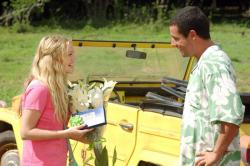 Drew Barrymore and Adam Sandler in 50 First Dates.