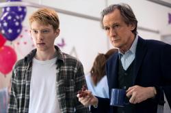 Domhall Gleeson and Bill Nighy in About Time