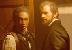 Anthony Mackie and Benjamin Walker in Abraham Lincoln: Vampire Hunter. Anthony Mackie and Benjamin Walker in Abraham Lincoln: Vampire Hunter.