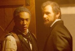 Anthony Mackie and Benjamin Walker in Abraham Lincoln: Vampire Hunter.