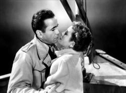 Humphrey Bogart and Mary Astor in Across the Pacific.