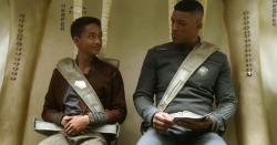 Jaden and Will Smith in After Earth Jaden and Will Smith in After Earth