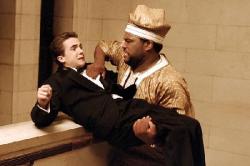 Frankie Muniz and Anthony Anderson in Agent Cody Banks 2: Destination London. Frankie Muniz and Anthony Anderson in Agent Cody Banks 2: Destination London.