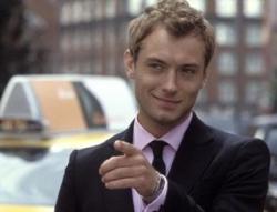 Jude Law in Alfie.