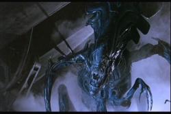 The queen alien is one mad bitch in Aliens.