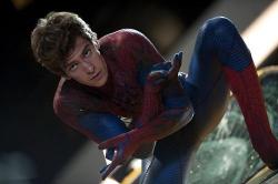 Andrew Garfield in The Amazing Spider-man.