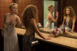 Jennifer Lawrence and Amy Adams in American Hustle.