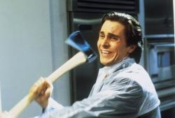 Christian Bale in American Psycho.