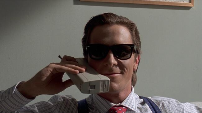 Christian Bale in American Psycho.