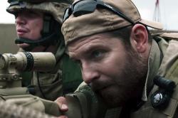 Bradley Cooper in American Sniper.