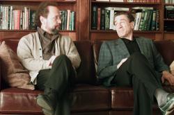Billy Crystal and Robert De Niro in Analyze That. Billy Crystal and Robert De Niro in Analyze That.