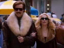 Will Ferrell and Christina Applegate in Anchorman 2: The Legend Continues