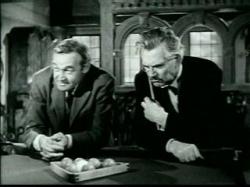 Barry Fitzgerald and Walter Huston in And Then There Were None.