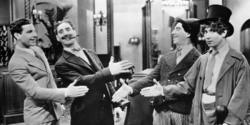 Zeppo, Groucho, Chico and Harpo Marx.