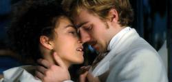 Keira Knightley and Aaron Taylor-Johnson in Anna Karenina.